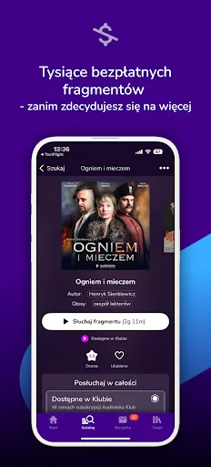 Скриншот 4 — Audioteka: Audiobooki/Podcasty