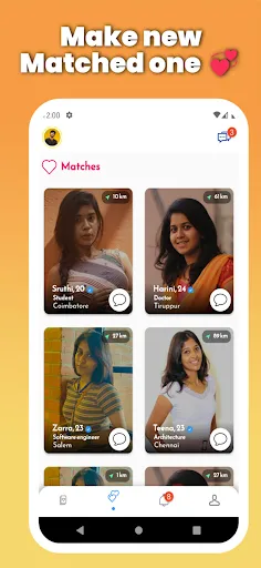 Скриншот 2 — Piku: Telugu Date, Chat & Meet