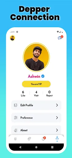 Скриншот 5 — Piku: Telugu Date, Chat & Meet