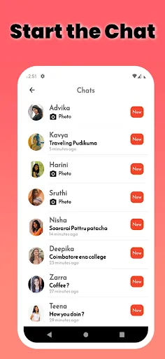 Скриншот 5 — Mizhi - Malayali Chat & Meet