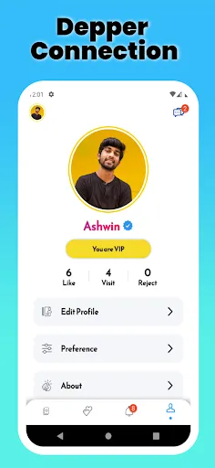 Скриншот 6 — Mizhi - Malayali Chat & Meet