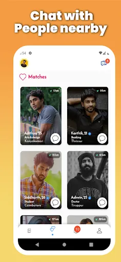 Скриншот 7 — Mizhi - Malayali Chat & Meet
