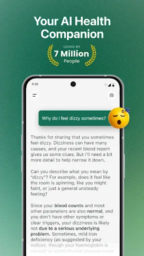 Скриншот 1 — August, Your 24/7 Health AI