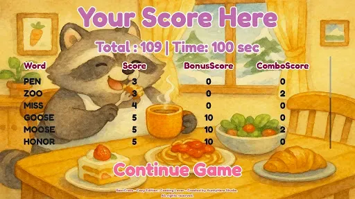 Скриншот 4 — RaccCross : Cozy Word Puzzle