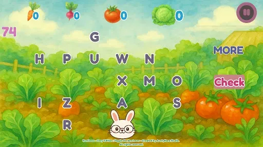 Скриншот 3 — BunCross : Cozy Word Puzzle