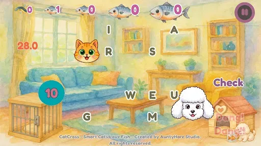 Скриншот 4 — CatCross : Word Puzzle Ranking