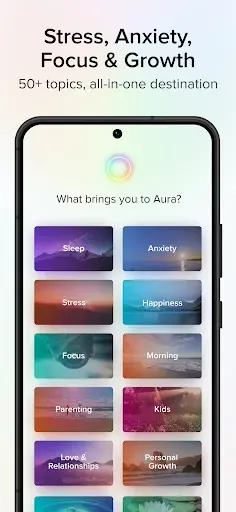 Скриншот 5 — Aura: Meditation & Sleep, CBT