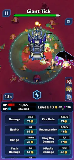 Скриншот 3 — Space Defense: Idle Tower TD
