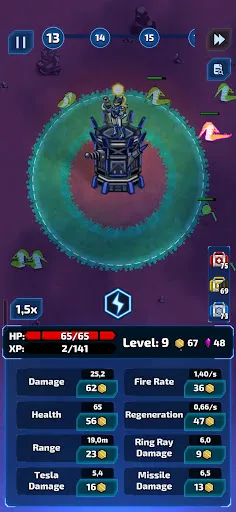 Скриншот 5 — Space Defense: Idle Tower TD