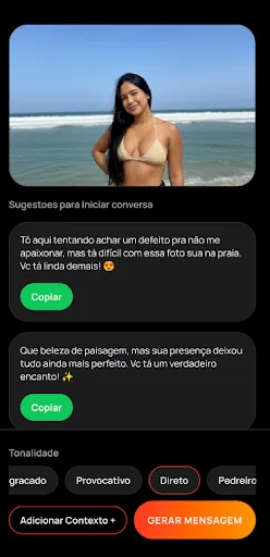 Скриншот 2 — Flerta.ai - Rizz Cantadas