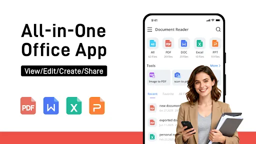 Скриншот 1 — Document Reader - PDF Editor