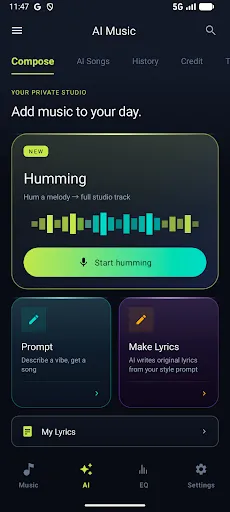 Скриншот 5 — AURORA - AI Music Player