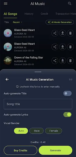 Скриншот 7 — AURORA - AI Music Player