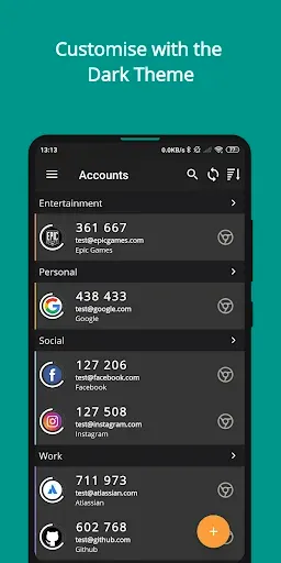 Скриншот 2 — TOTP Authenticator – 2FA Cloud