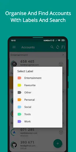 Скриншот 4 — TOTP Authenticator – 2FA Cloud