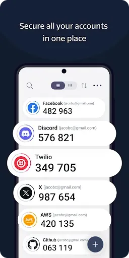 Скриншот 2 — Twilio Authy Authenticator