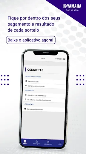 Скриншот 5 — Consórcio Online - Yamaha