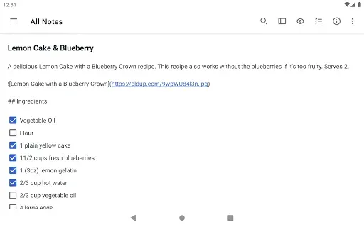 Скриншот 7 — Simplenote