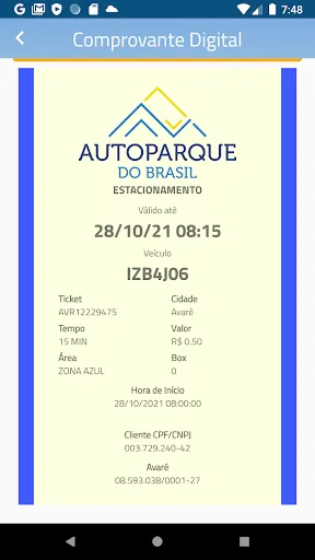 Скриншот 6 — Autoparque Pay