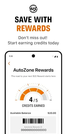 Скриншот 1 — AutoZone Auto Parts & Repair