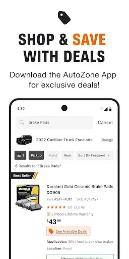 Скриншот 4 — AutoZone Auto Parts & Repair