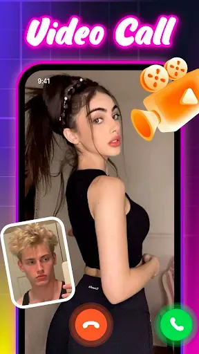 Скриншот 1 — Fitro – Video Chat & Share