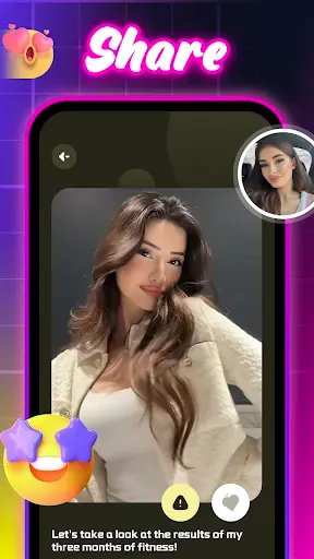 Скриншот 3 — Fitro – Video Chat & Share