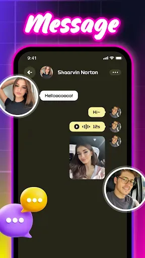 Скриншот 4 — Fitro – Video Chat & Share