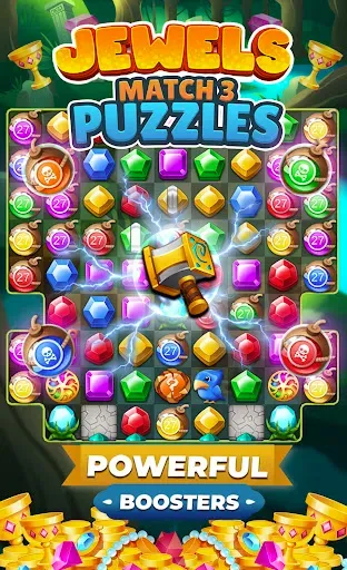 Скриншот 2 — Jewels Planet - Match 3 Jewels