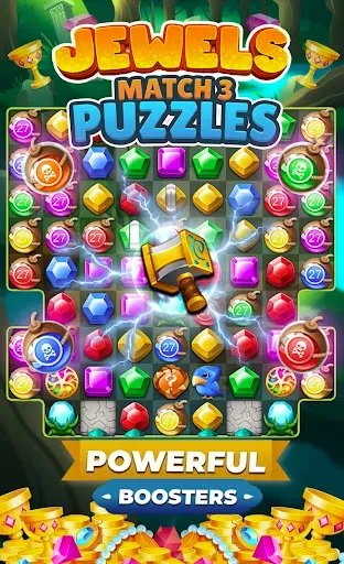 Скриншот 6 — Jewels Planet - Match 3 Jewels
