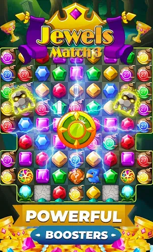 Скриншот 3 — Jewels Premium Match 3 Puzzles