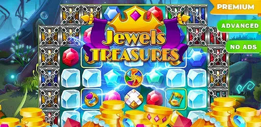 Скриншот 5 — Jewels Premium Match 3 Puzzles