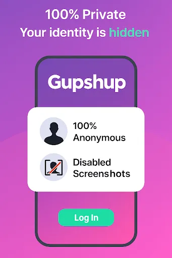 Скриншот 1 — GupShup: Talk to make friend