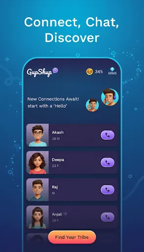 Скриншот 8 — GupShup: Talk to make friend