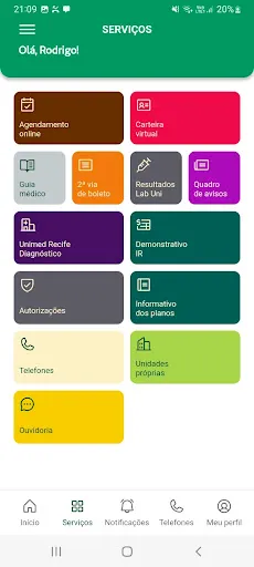 Скриншот 2 — Unimed Recife