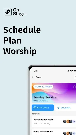 Скриншот 1 — OnStage - Plan & Worship