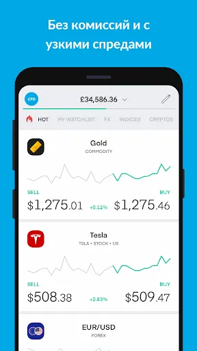 Скриншот 2 — Trading 212 - Акции и ETF