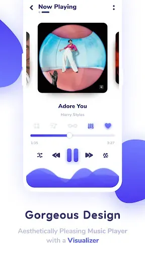 Скриншот 1 — NYX Music Player- Offline MP3