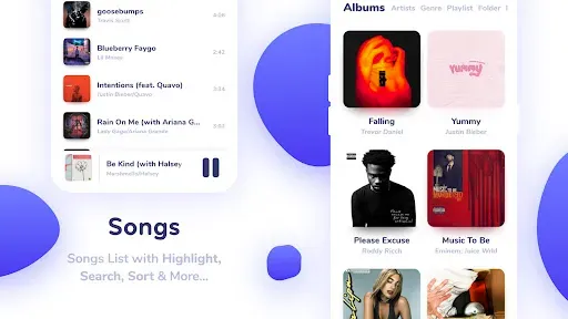 Скриншот 2 — NYX Music Player- Offline MP3