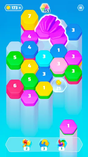 Скриншот 2 — Color Slide - Hexa Puzzle