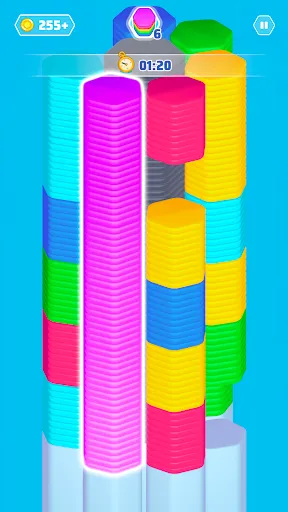 Скриншот 4 — Color Slide - Hexa Puzzle