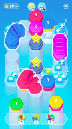 Скриншот 6 — Color Slide - Hexa Puzzle