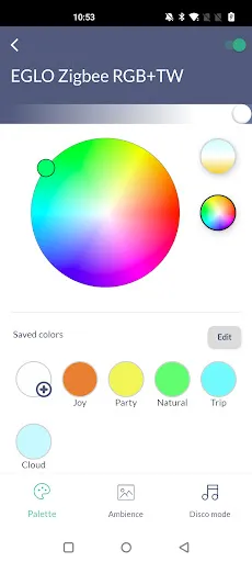 Скриншот 2 — AwoX HomeControl