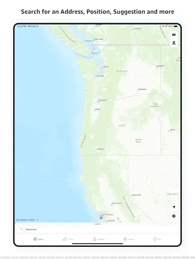 Скриншот 7 — Amazon Location Demo