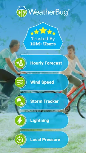 Скриншот 1 — WeatherBug: Weather Forecast