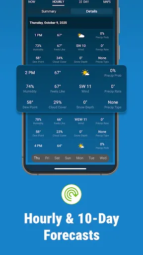 Скриншот 4 — WeatherBug: Weather Forecast