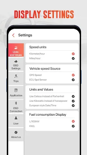 Скриншот 4 — Спидометр OBD Приборная панель
