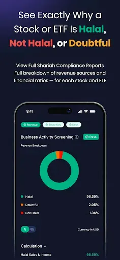Скриншот 2 — Musaffa: Halal Investing App