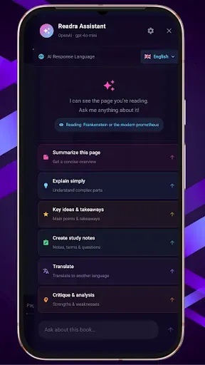 Скриншот 4 — Readra Pro – AI eBook Reader