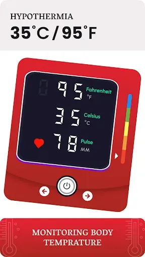 Скриншот 1 — Body Temperature Fever Tracker